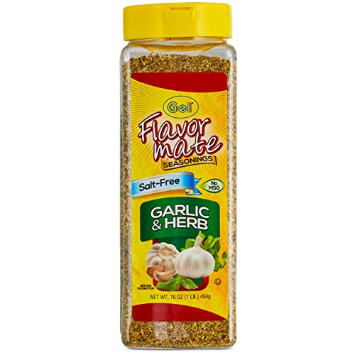 Flavor Mate Garlic &Amp; Herb No Msg Salt Free Seasoning - 16 Oz - C