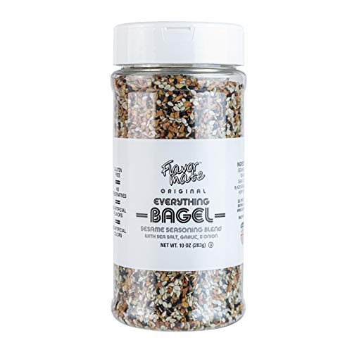 Flavor Mate Original Everything Bagel Seasoning 10 Oz Xl Shaker