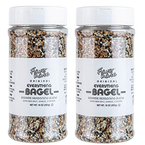 Flavor Mate Original Everything Bagel Seasoning 10 Oz Xl Shaker