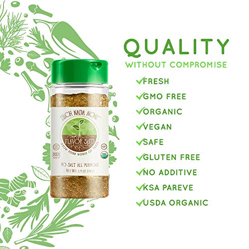 Zilch. Nada . None. Organic All Purpose Seasoning, Salt-Free Bee