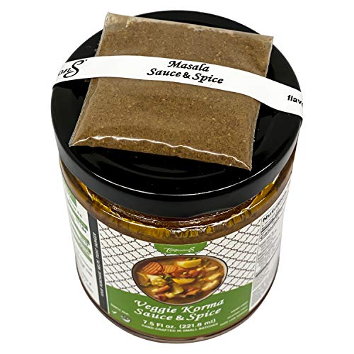Veggie Korma Or Kurma Indian Curry Sauce Plus Garam Masala Powde