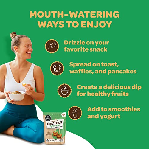 Flavored Pb Co. Peanut Butter Powder, Low Carb And Only 45 Calor