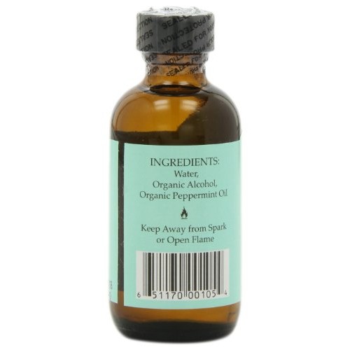 Flavorganics Organic Peppermint Extract, 2-Ounces Glass Bottles