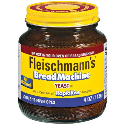 Fleischmanns Bread Machine Rapidrise Yeast, 4 Ounce Jar Pack