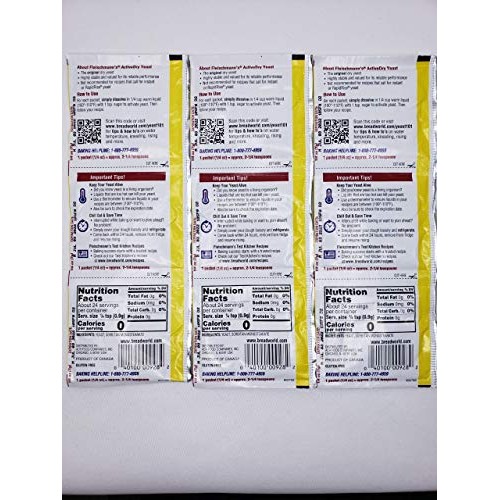 Fleischmanns, Active Dry Yeast, 0.75 Oz 3 Ct - Set Of 3
