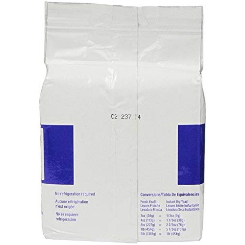 Fleischmanns Instant Dry Yeast 1 Lb 16 Oz Bag Vacuum Pack 2