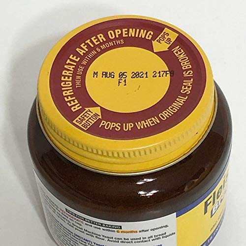 Fleischmanns Instant Yeast Bread Machine 4 Oz Rapidrise Exp 2021