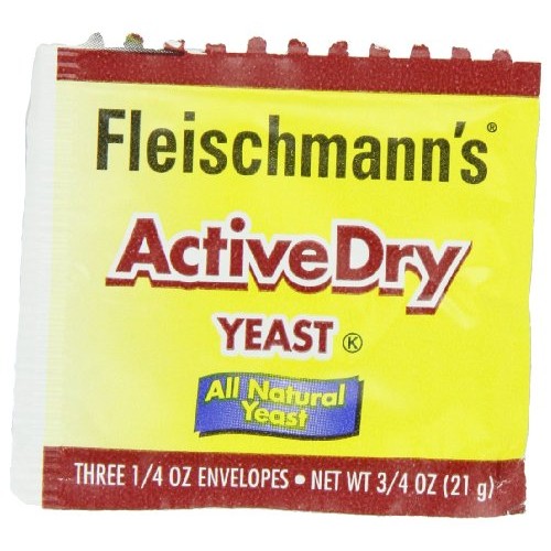 Fleischmanns Yeast Active Dry, 0.75-Ounce Pouches Pack Of 5