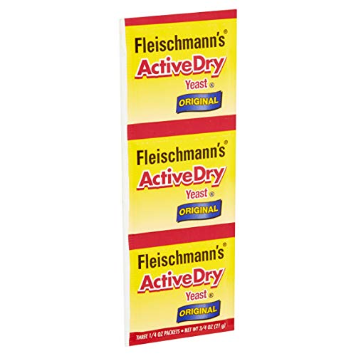 Fleischmanns Yeast Original Gluten Free 0.25 Oz. Pack Of 3.