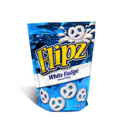Flipz White Fudge Covered Pretzel, 5 Ounce Pack Of 6