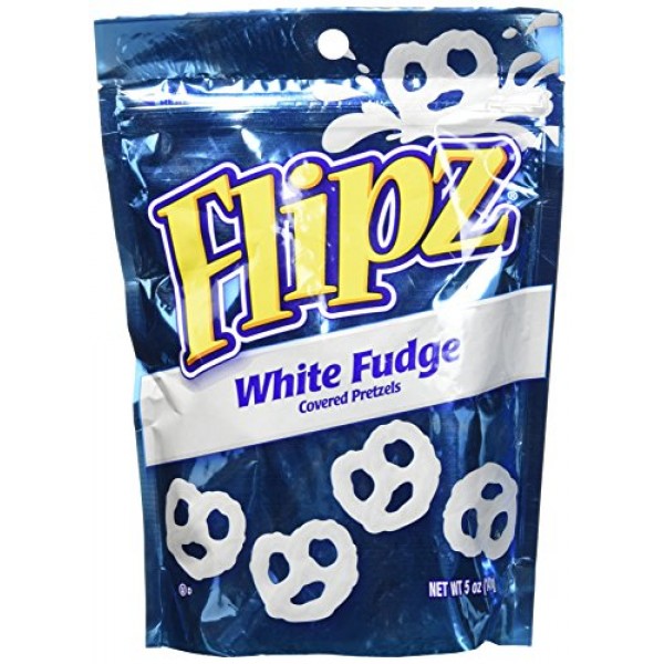 Flipz White Fudge Pretzels, 5Oz Pack Of 1