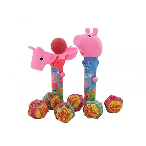Peppa Pig Pop Ups Lollipops With 3 Assorted Flavor Chupa Chups,