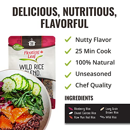 Floating Leaf Fine Foods - Wild Rice Blend - Case Of 6 X 14 Ounc