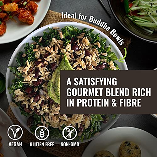 Floating Leaf Sprouted Crimson Lentils, Wild Rice And Quinoa Pra