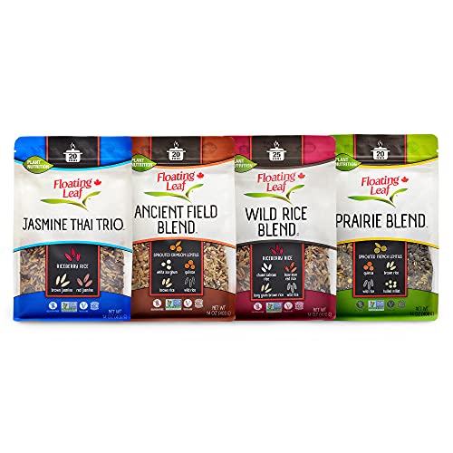 Floating Leaf Rice Variety Pack - 14 Ounces, 4 Count - Jasmine T