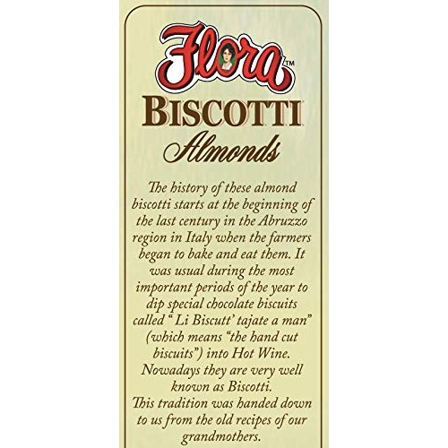 Flora Biscotti Cookies Almond