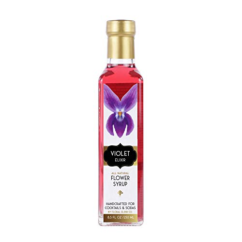 Floral Elixir Co. Violet Elixir - All Natural Syrup For Cocktail