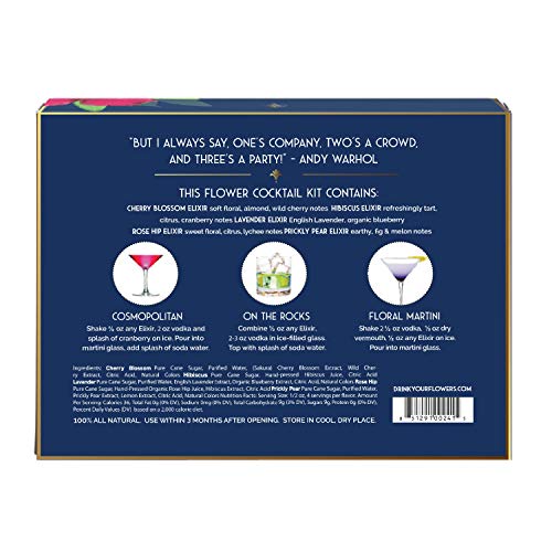 Floral Elixir Co. Cocktail Kit For Vodka Lovers