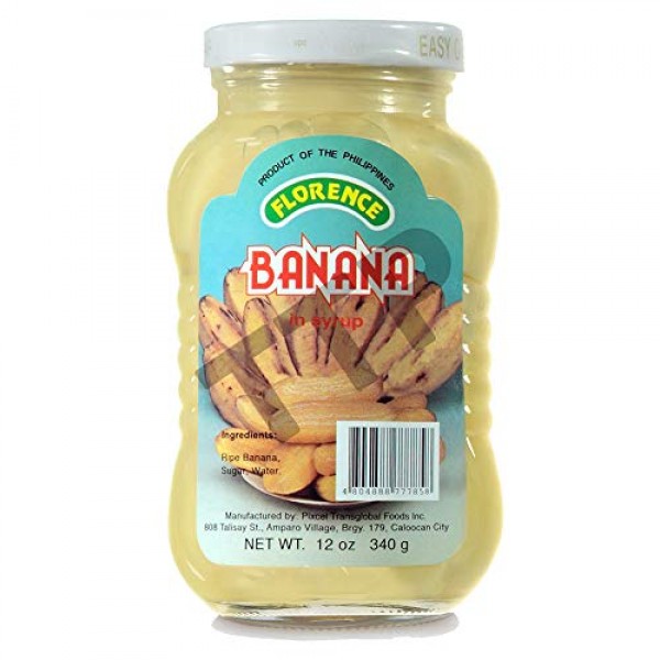 Florence Banana In Syrup 340G, 2 Pack