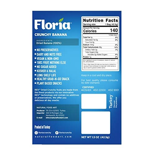 Dried Banana Fruit Chips And Crisps, No Sugar Added Dried Fruit