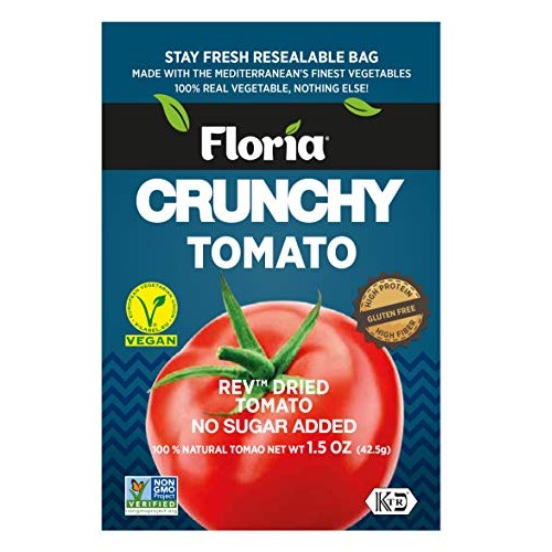 Dried Vegetable Chips And Crisps, Dried Tomato, No Sugar Added V