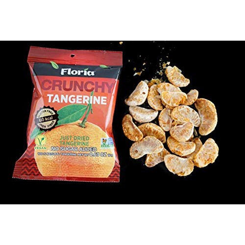 Natural Healthy Snacks, Dried Tangerine Fruit Crisps, No Sugar A