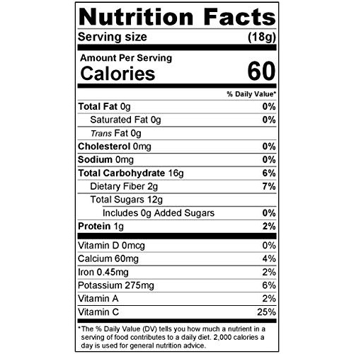 Natural Healthy Snacks, Dried Tangerine Fruit Crisps, No Sugar A