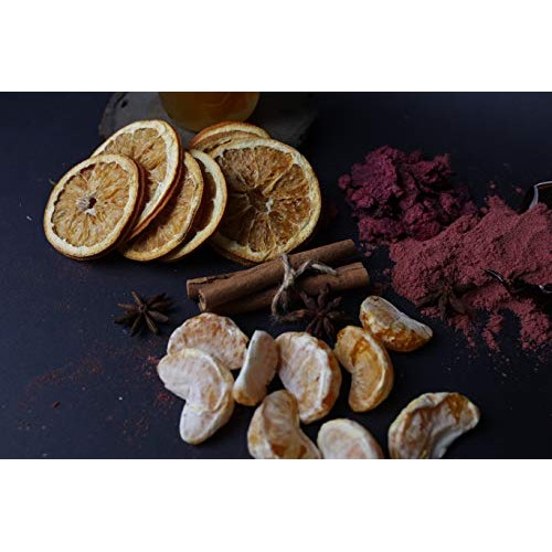 Natural Healthy Snacks, Dried Tangerine Fruit Crisps, No Sugar A