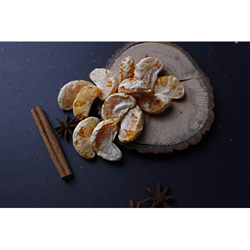 Natural Healthy Snacks, Dried Tangerine Fruit Crisps, No Sugar A
