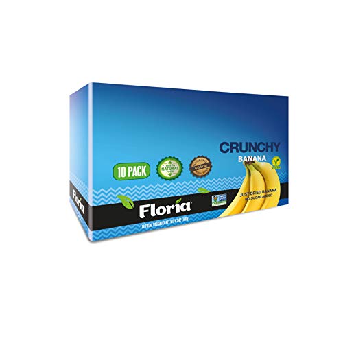 Natural Healthy Snacks, Dried Banana Fruit Crisps, No Sugar Adde