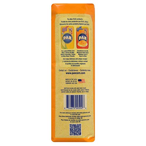 P.A.N. White &Amp; Yellow Corn Meal – Pre-Cooked Gluten Free And Kos