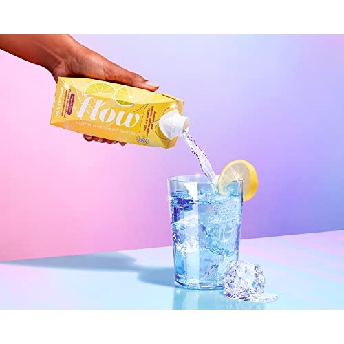 Flow Vitamin Infused Spring Water, Organic Citrus Flavor, Infuse...