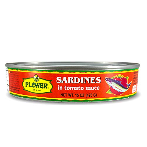 Flower Brand Wild Caught Sardines In Tomato Sauce 15 Oz High Pro