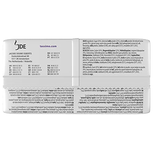 Tassimo Milka Hot Chocolate, 5-Pack, Chocolate, Capsules, 40 T-D