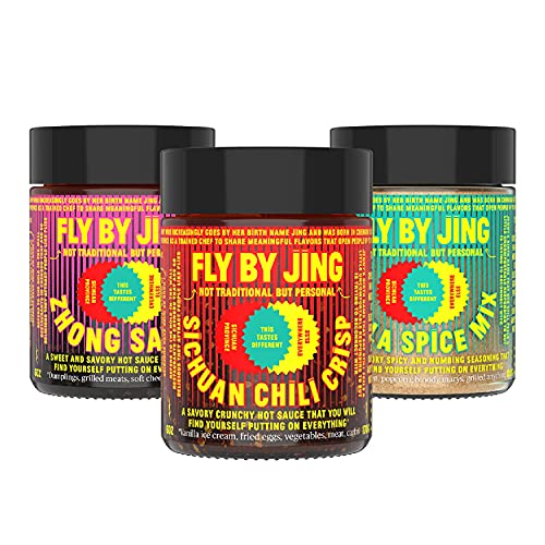 FLYBYJING Triple Threat Variety Pack, Contains Sichuan Chili Cri...