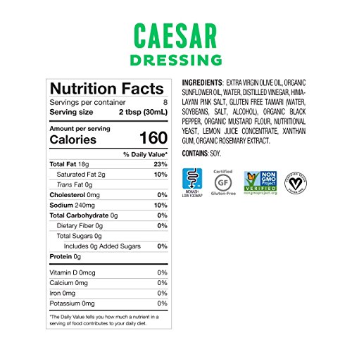 Fody Foods Vegan Caesar Salad Dressing Pack | Low Fodmap Certifi
