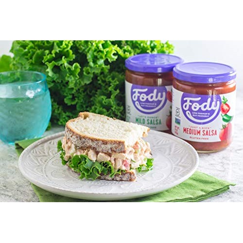 Fody Foods Vegan Mild Salsa Pack | Chunky Tomato Jalapeno Salsa