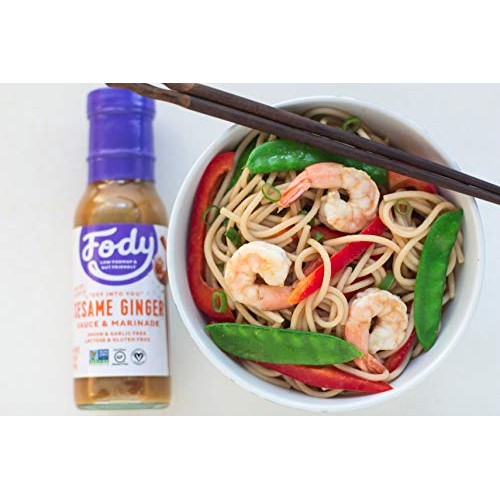 Fody Foods Vegan Sesame Ginger Sauce Marinade | Avocado Oil | Lo