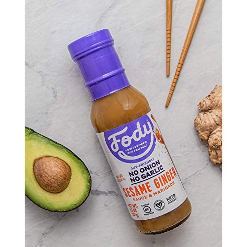 Fody Foods Vegan Sesame Ginger Sauce Marinade | Avocado Oil | Lo