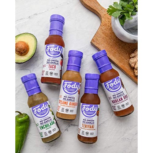 Fody Foods Vegan Sesame Ginger Sauce Marinade | Avocado Oil | Lo
