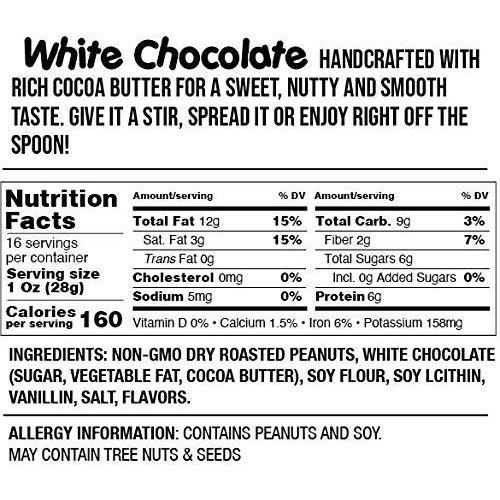 Fokken Nuts White Chocolate Peanut Butter, 16 Ounce