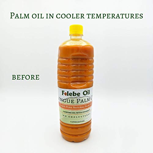 100% Pure Natural Red Palm Oil. 1L. No Cholesterol Cooking Oil W