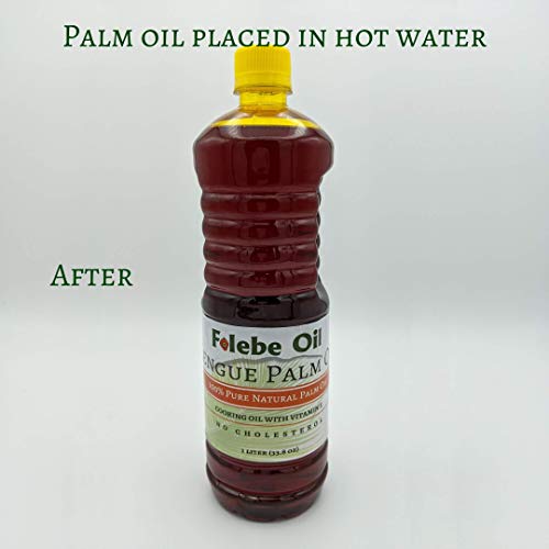100% Pure Natural Red Palm Oil. 1L. No Cholesterol Cooking Oil W