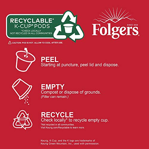 Folgers Black Silk Dark Roast Coffee, 96 K Cups For Keurig Coffe