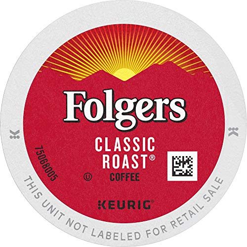 Folgers Classic Roast Medium Roast Coffee, 72 K Cups For Keurig
