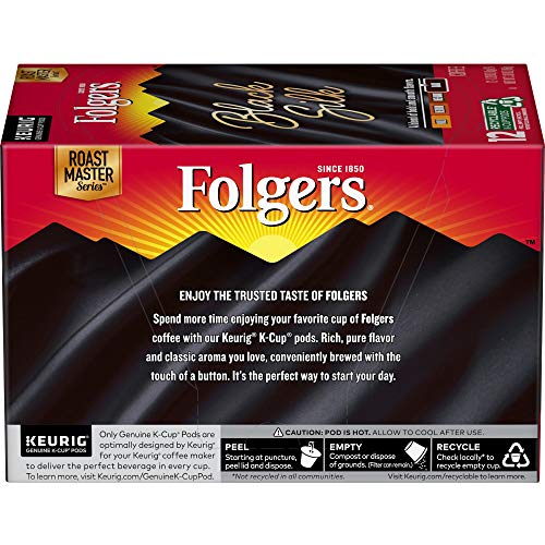 Folgers K Cups Black Silk Dark Roast Coffee, K Cups For Keurig C