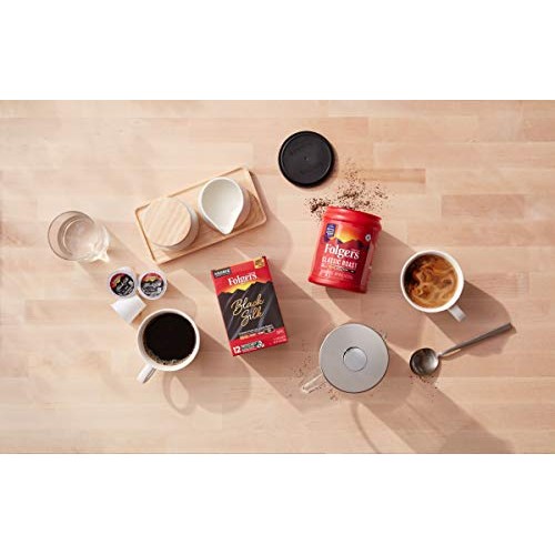 Folgers K Cups Black Silk Dark Roast Coffee, K Cups For Keurig C
