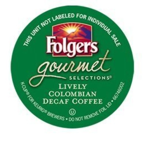 Folgers Lively Colombian Decaf Coffee 48 Count
