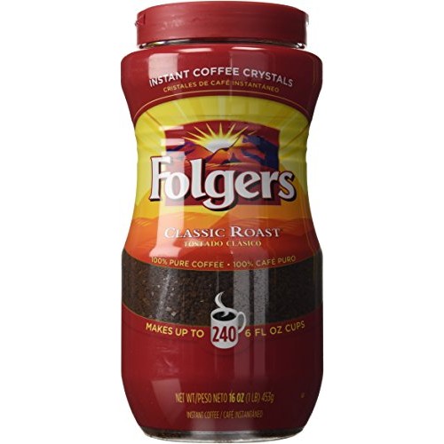 Folgers Instant Coffee 2-Pack; 16 Oz Each
