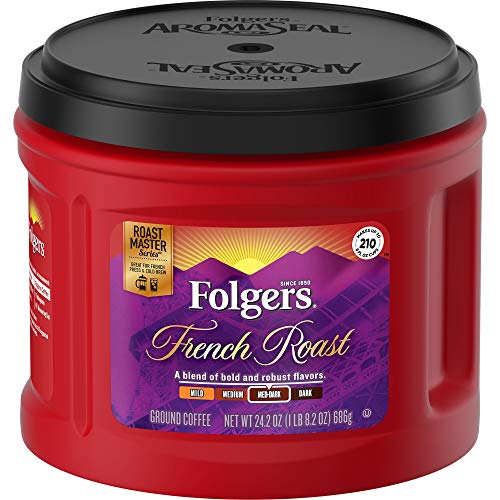 Folgers French Roast Ground Coffee, Medium-Dark Roast, 24.2 Ounc
